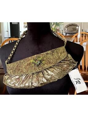 Vintage J. Renee Ruched Clutch NWT